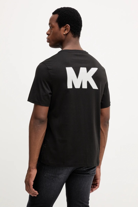 Odzież Michael Kors t-shirt bawełniany CF552PT1V2 czarny