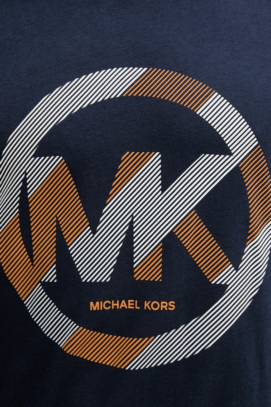 Michael Kors t-shirt bawełniany CF552TWFV4 granatowy
