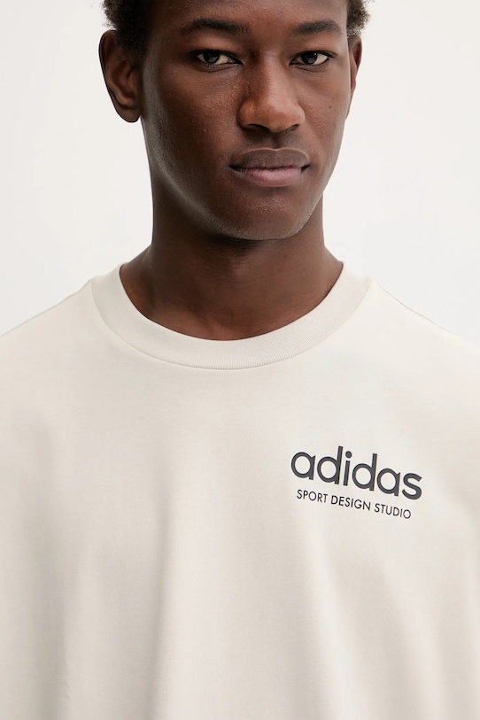 adidas Originals t-shirt Sport Design GFX beżowy JW8621