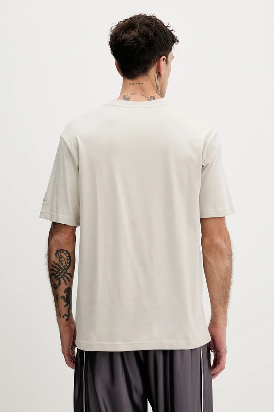 Odzież adidas Originals t-shirt bawełniany Varsity JX8176 beżowy