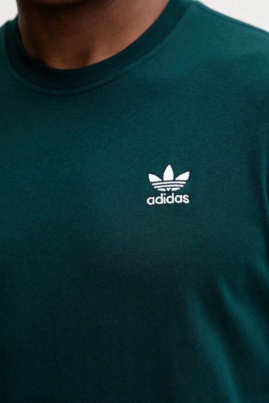 adidas Originals t-shirt bawełniany Trefoil JZ3586 zielony