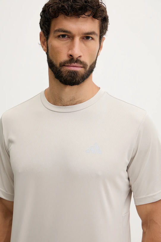 adidas Performance t-shirt Training Essentials Holiday beżowy JZ4162