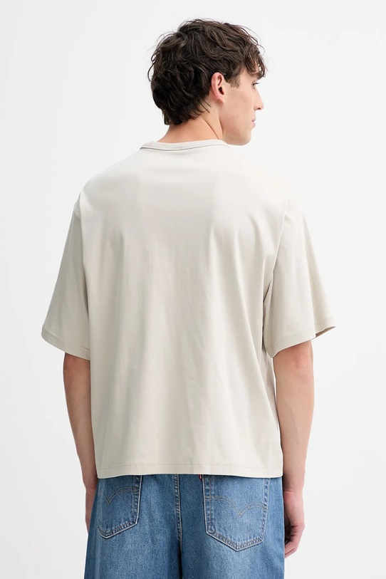 Odzież adidas t-shirt bawełniany Soft Lux KB6778 beżowy