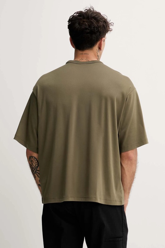 Oblečení Bavlněné tričko adidas Soft Lux KB8094 zelená