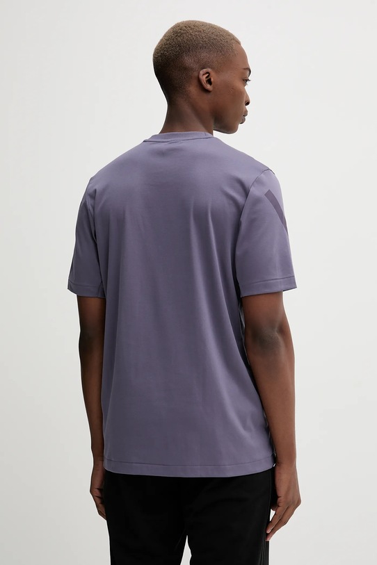 Odzież adidas t-shirt bawełniany adidas x Z.N.E JW4740 fioletowy