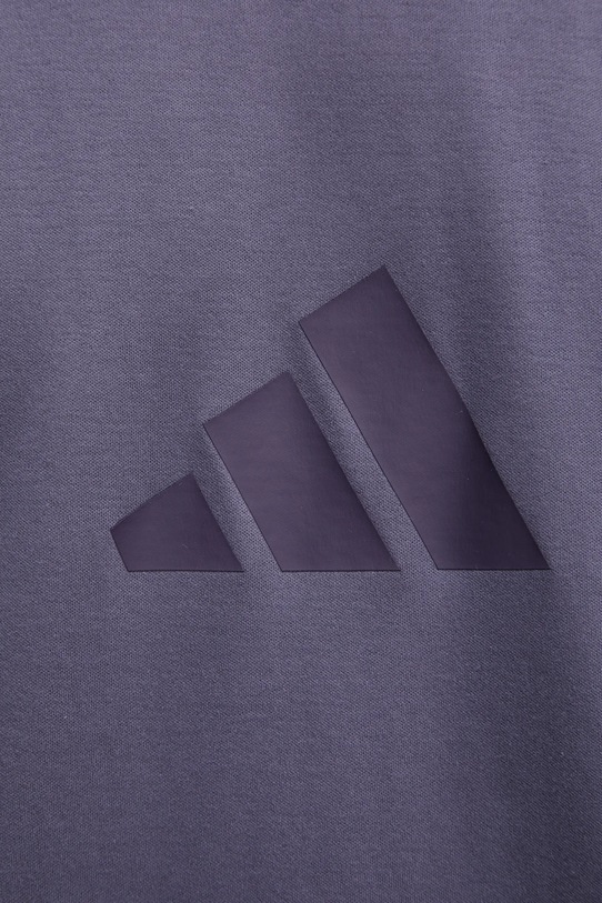 adidas t-shirt bawełniany adidas x Z.N.E JW4740 fioletowy