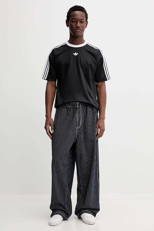 Tričko adidas Originals Jacquard Jersey JW5876 čierna AW25