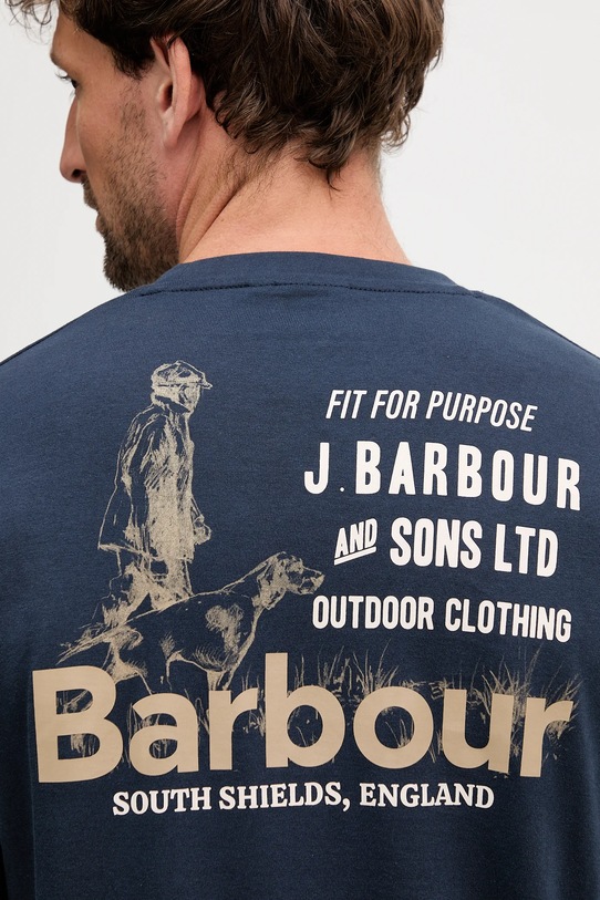 Barbour longsleeve bawełniany MTS1471