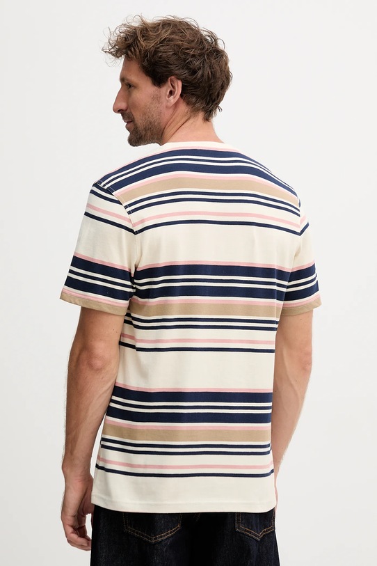 Odzież Barbour t-shirt bawełniany AICKMEN MTS1498 beżowy