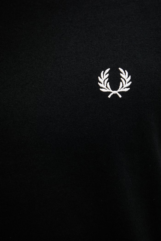 Fred Perry t-shirt bawełniany M1303 czarny