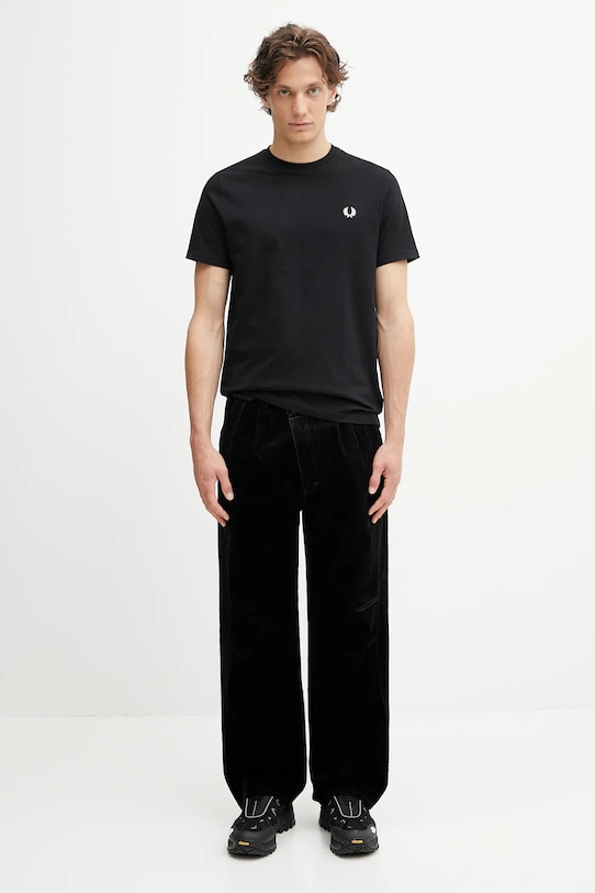 Fred Perry cotton t-shirt M1303 black