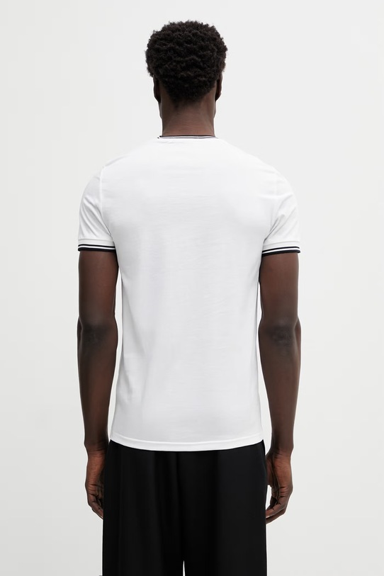 Odzież Fred Perry t-shirt bawełniany M1588V biały