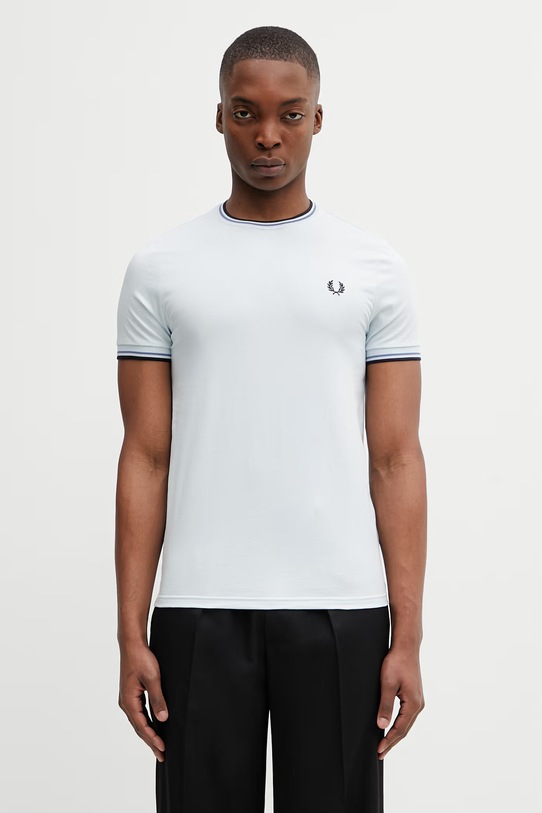 Fred Perry Tricou bărbați bumbac uni albastru M1588V