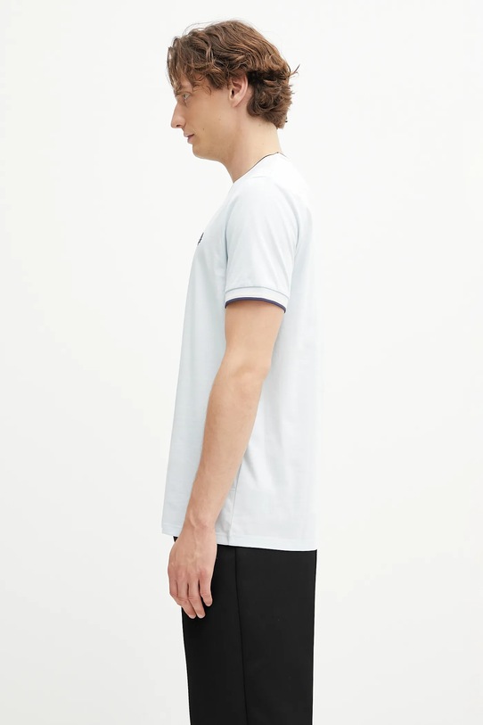 Bavlněné tričko Fred Perry M1588V modrá AW25