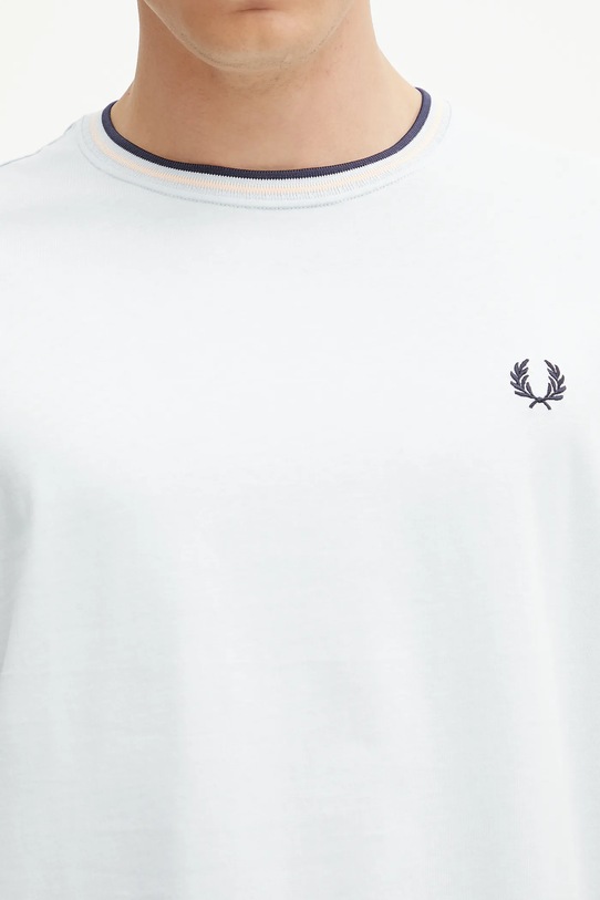 Fred Perry cotton t-shirt blue M1588V