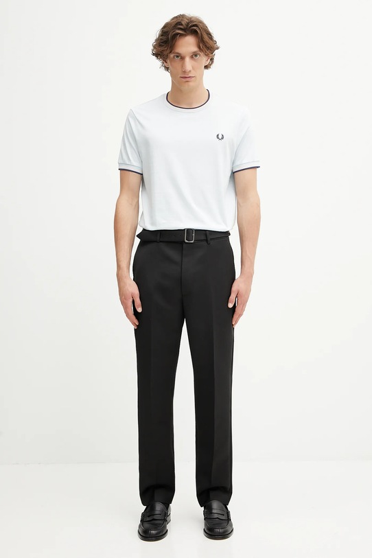 Fred Perry cotton t-shirt M1588V blue