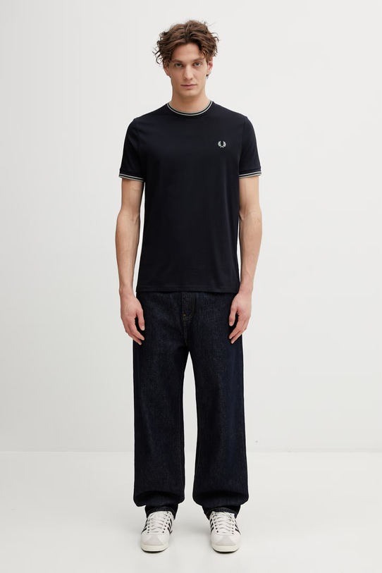 Fred Perry t-shirt bawełniany M1588V granatowy