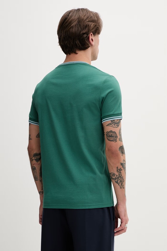Odzież Fred Perry t-shirt bawełniany M1588V zielony