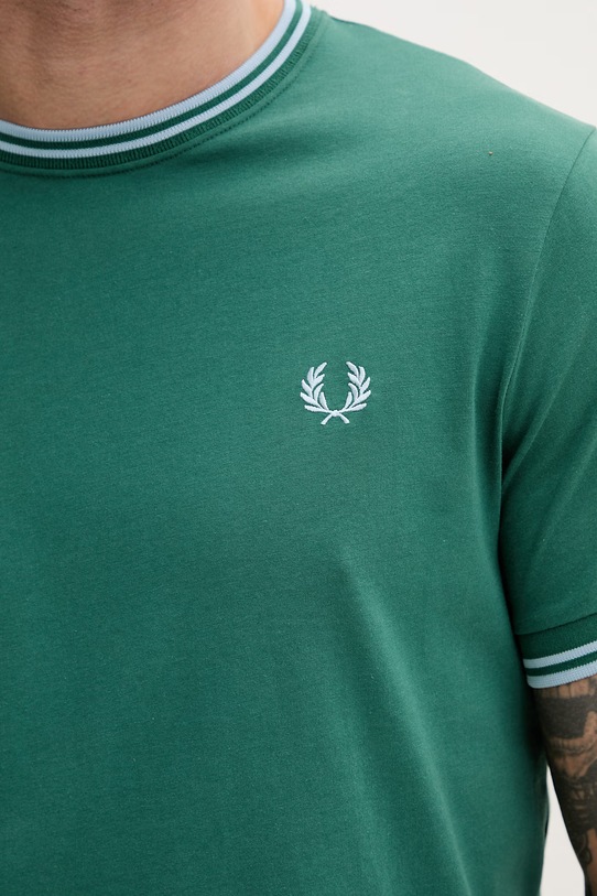 Fred Perry t-shirt bawełniany M1588V zielony