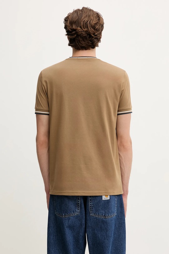 Oblečení Bavlněné tričko Fred Perry M1588V zelená