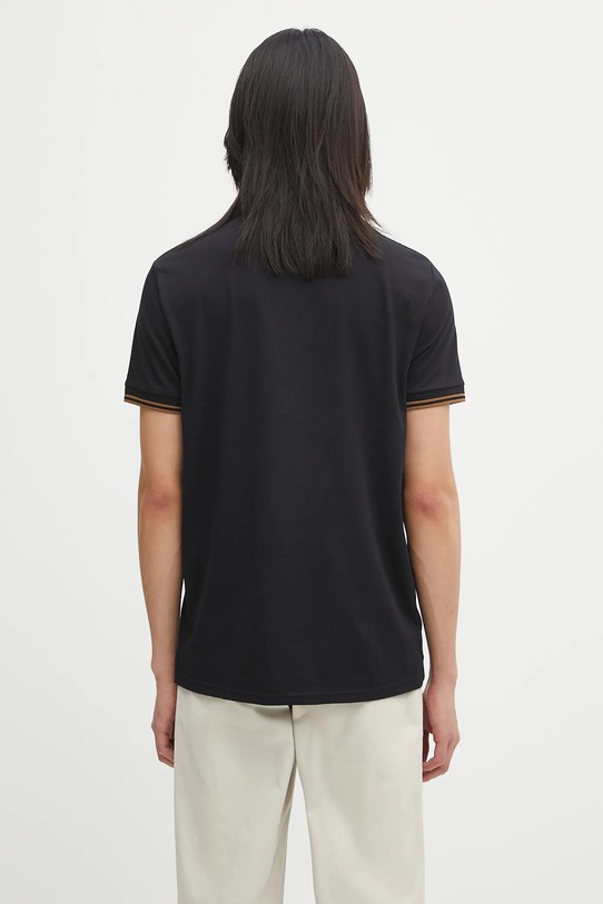 Odzież Fred Perry t-shirt bawełniany M1588V czarny