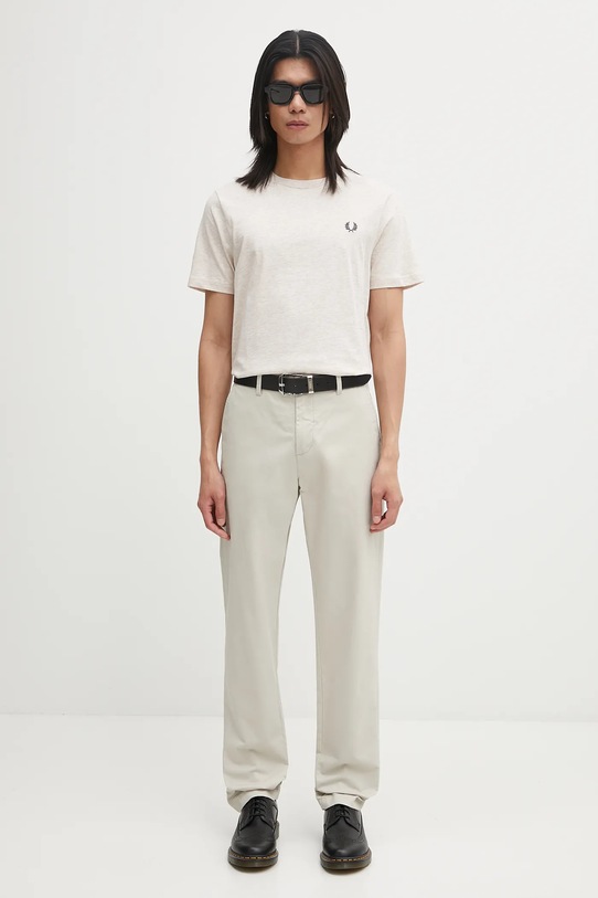 Fred Perry t-shirt bawełniany M1600V beżowy