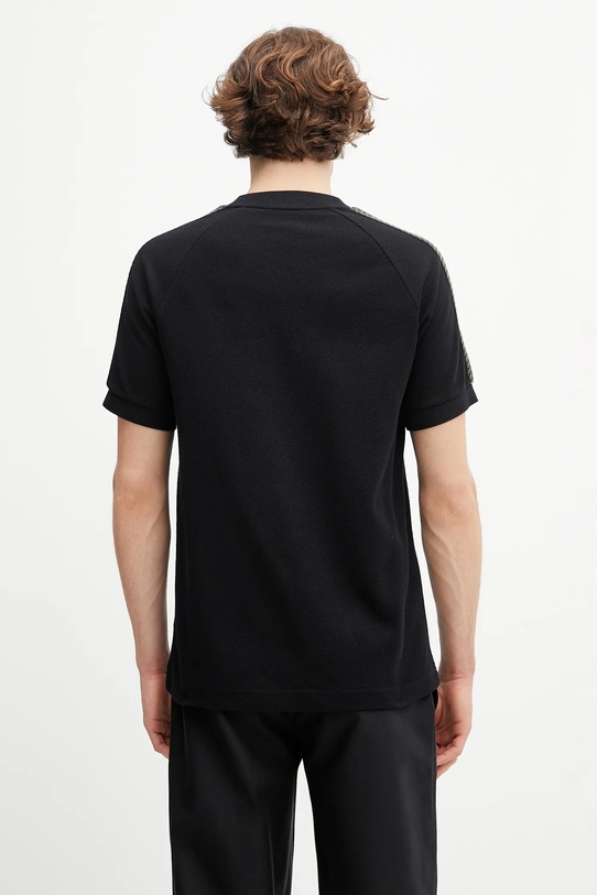 Odzież Fred Perry t-shirt bawełniany M1697 czarny