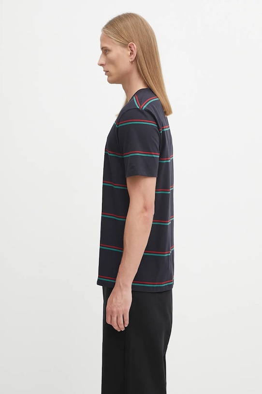 Хлопковая футболка Fred Perry M1734 тёмно-синий AW25