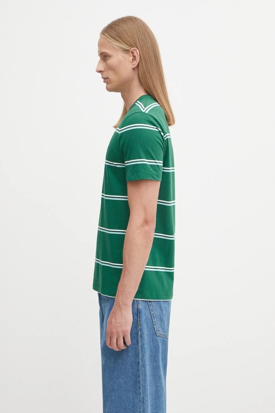Βαμβακερό μπλουζάκι Fred Perry M1734 πράσινο AW25