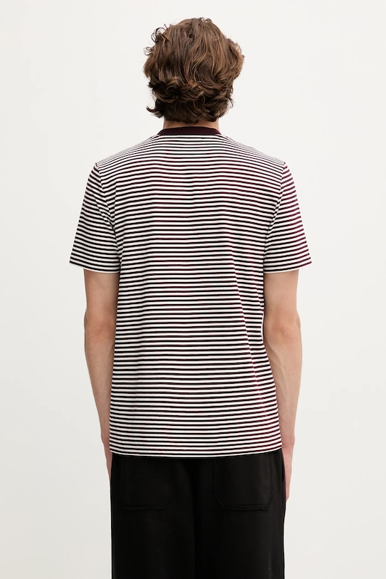 Одяг Бавовняна футболка Fred Perry M6581 бордо