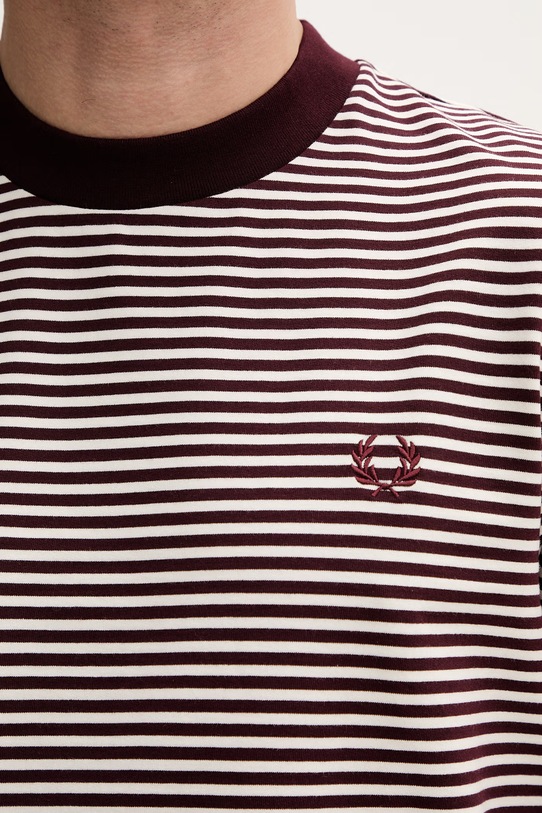Fred Perry t-shirt bawełniany M6581 bordowy
