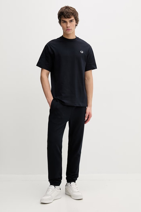 Fred Perry t-shirt bawełniany M8710 granatowy AW25