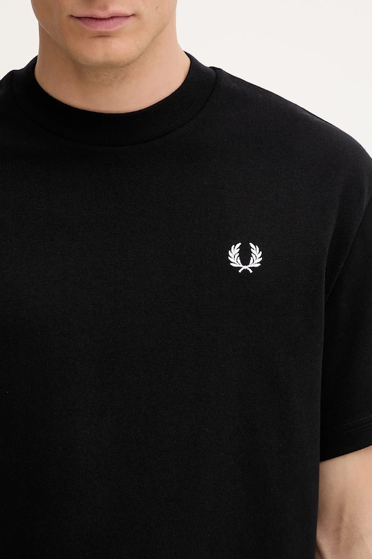 Fred Perry tricou din bumbac negru M8710