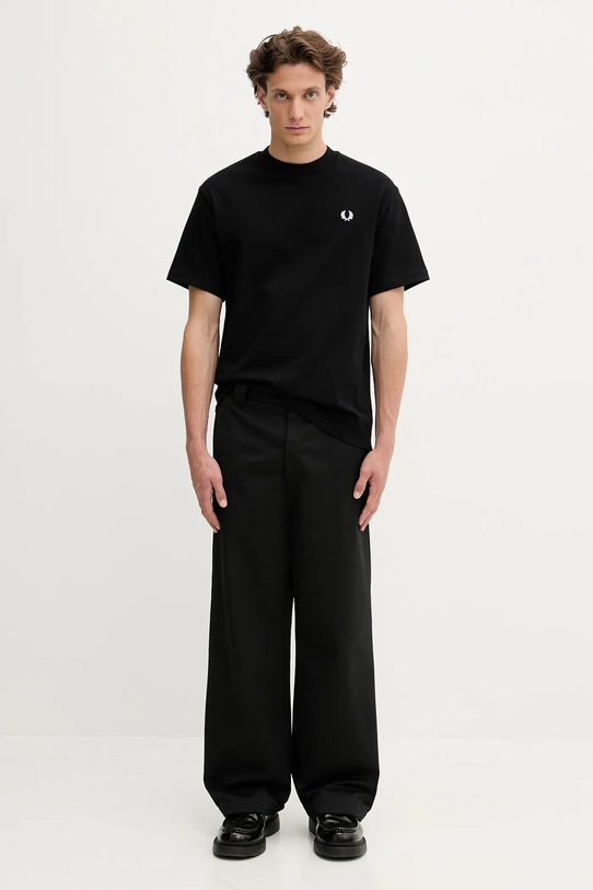 Fred Perry t-shirt bawełniany M8710 czarny