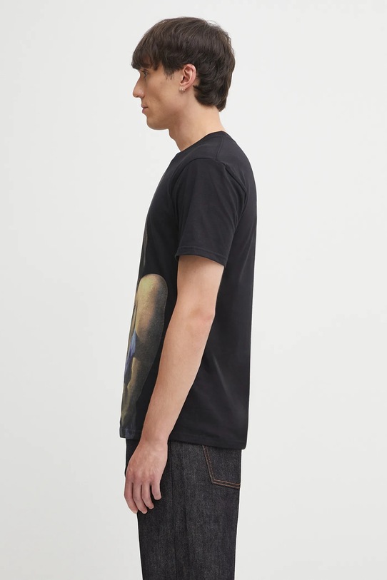 Fucking Awesome t-shirt in cotone Last Night PN20139 nero AW25
