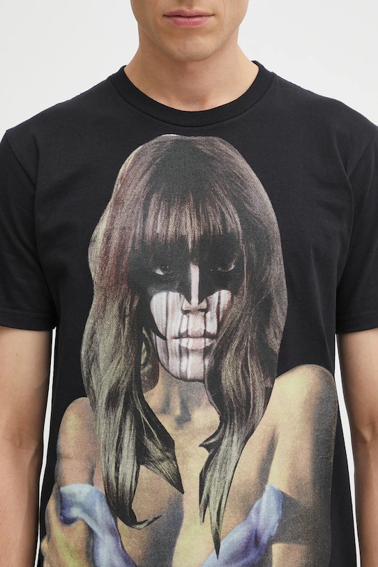 Fucking Awesome t-shirt in cotone Last Night nero PN20139