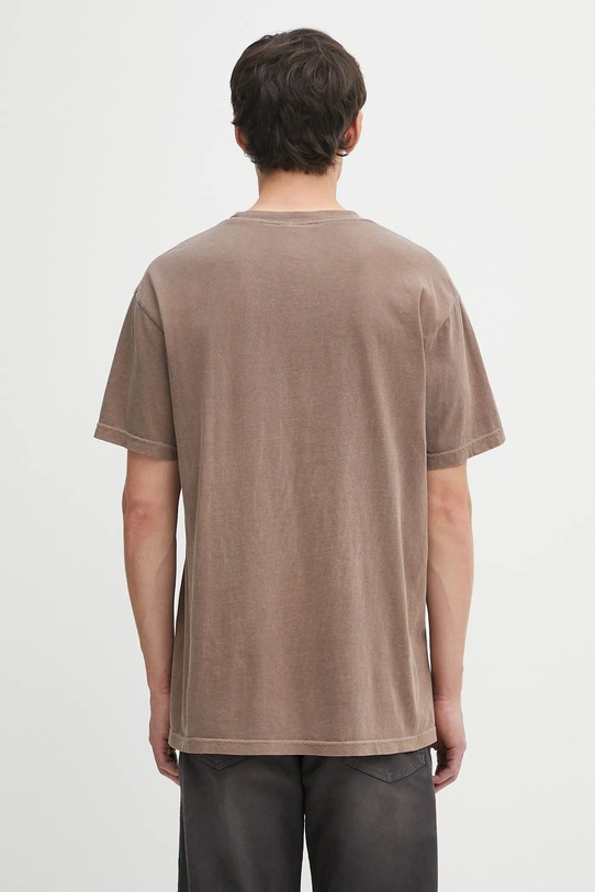 Abbigliamento Fucking Awesome t-shirt in cotone Last Night PN20145 marrone