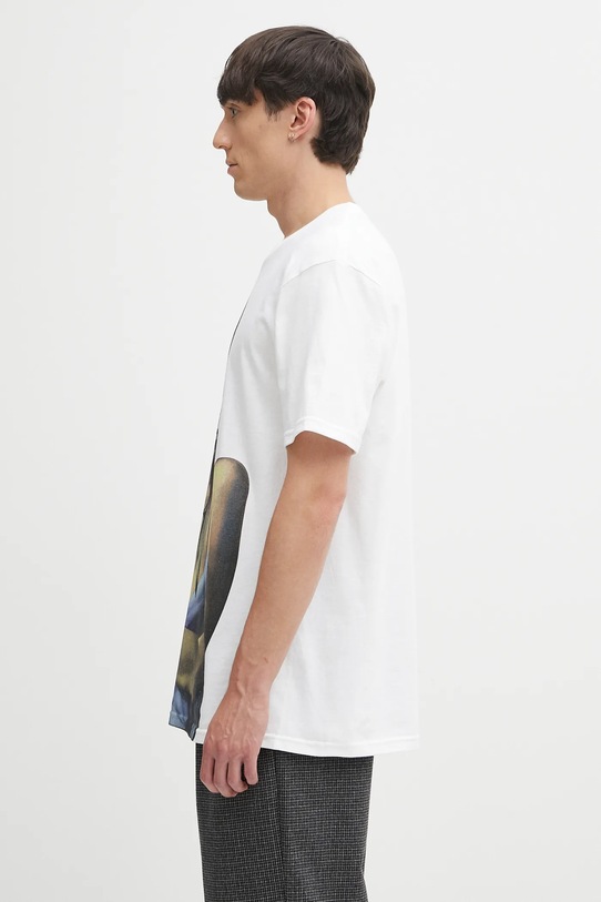 Fucking Awesome t-shirt in cotone Last Night PN20151 bianco AW25
