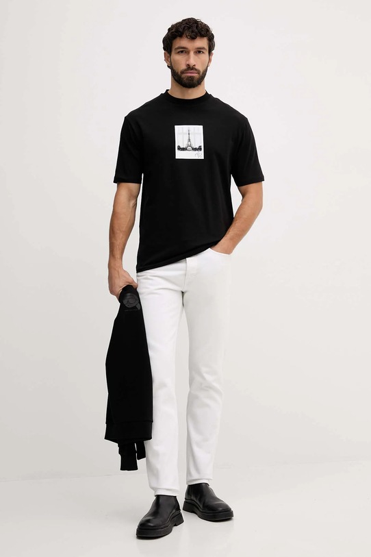 Футболка Karl Lagerfeld Karl Lagerfeld x Paris Hilton 554235.755420 чёрный AW25