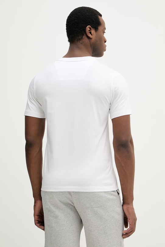 Odzież Aeronautica Militare t-shirt bawełniany TS1580UJ00372 biały