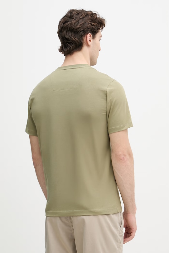 Îmbrăcăminte Aeronautica Militare tricou bărbătesc din bumbac TS1580UJ00372 verde