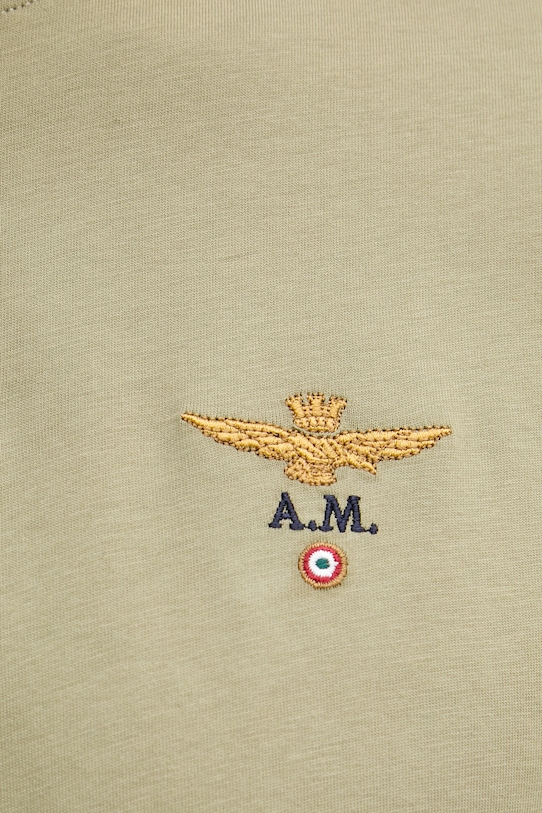Aeronautica Militare tricou bărbătesc din bumbac TS1580UJ00372 verde