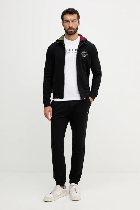 Pamučna majica Aeronautica Militare TS1942UJ00538 bijela AW25