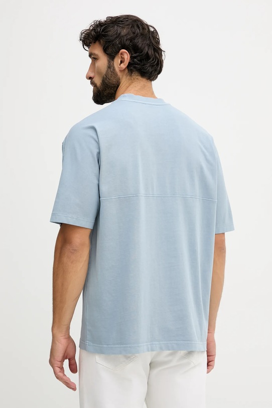 Odzież BOSS Orange t-shirt bawełniany 50551642 niebieski