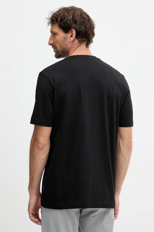 Îmbrăcăminte BOSS Orange tricou din bumbac 50554615 negru