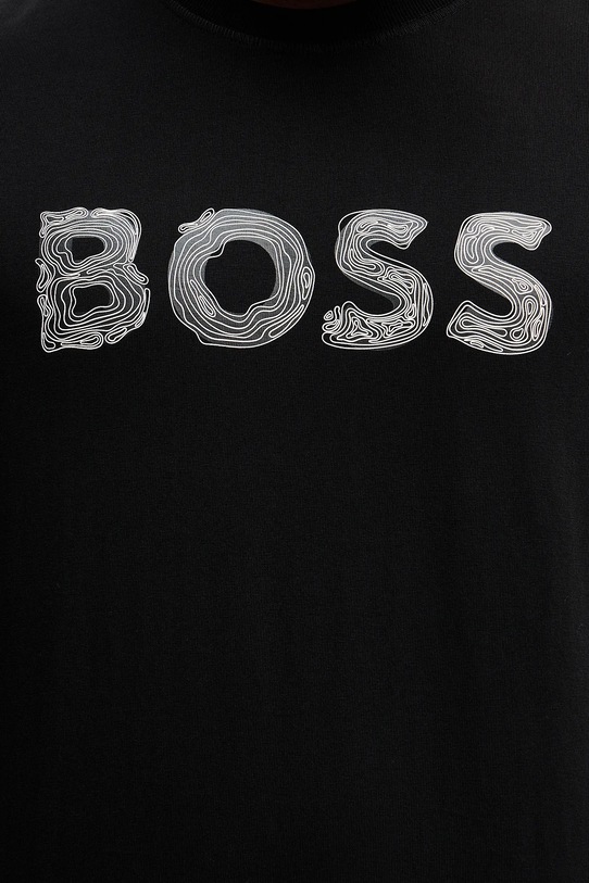 BOSS Orange t-shirt bawełniany 50554616 czarny