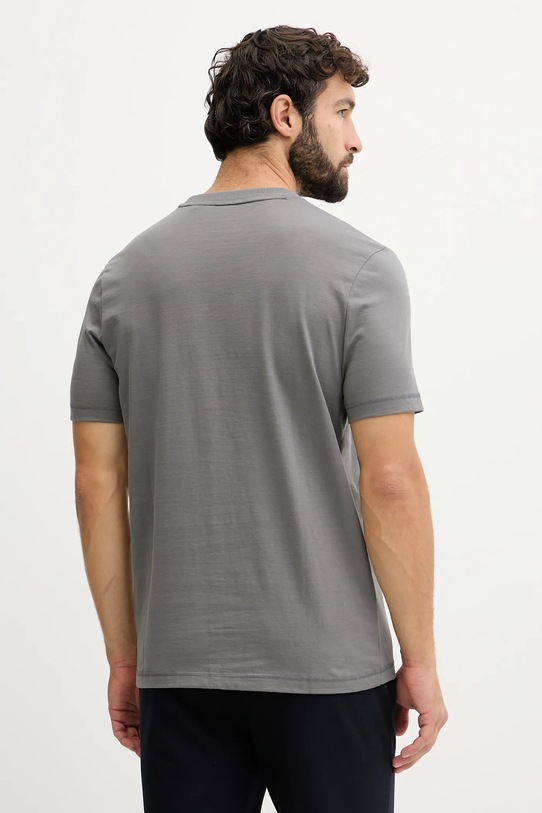 Одежда Хлопковая футболка BOSS Orange 50554640 серый