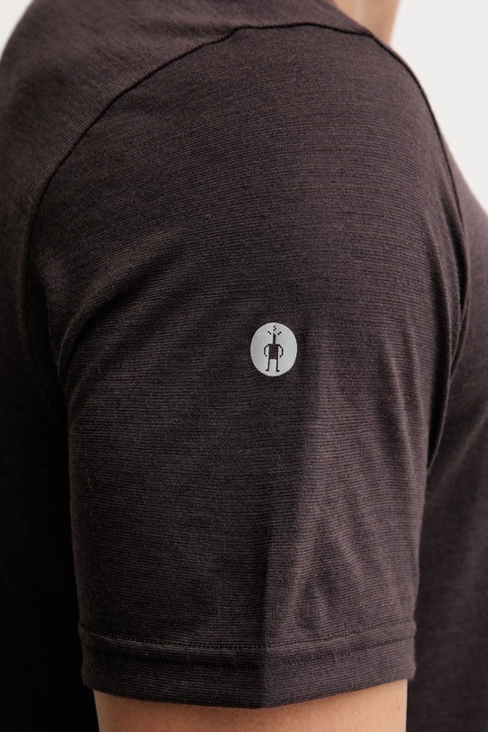Smartwool t-shirt sportowy SW002977 brązowy