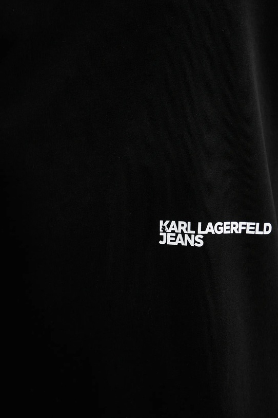 Karl Lagerfeld Jeans tricou din bumbac A4M17030 negru