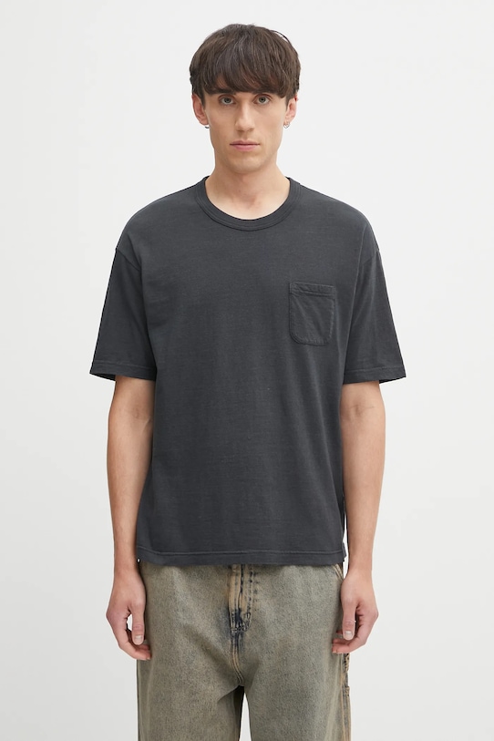 Visvim t-shirt jumbo tee s/s regular czarny 125105010019